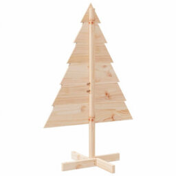 Berkfield Versatile Wooden Christmas Tree For Decoration 110 Cm Solid Wood - thumbnail 5
