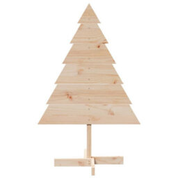 Berkfield Versatile Wooden Christmas Tree For Decoration 110 Cm Solid Wood - thumbnail 3