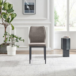 Furniturebox Uk 4X Milan Green Hatched Velvet Dining Chairs Black Legs - thumbnail 4