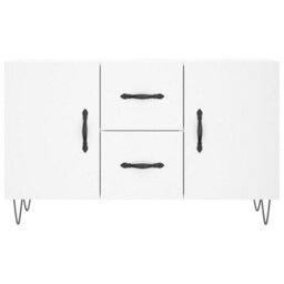 Berkfield Sideboard White 100X36X60 Cm Engineered Wood - thumbnail 6