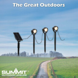 Solar Spotlights Warm White Light Decorations 3. 5M X 6 Warm Spotlights White X 1 - thumbnail 7