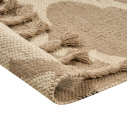 Beliani Rug Orencik Beige 160 X 230 Cm Jute - thumbnail 6
