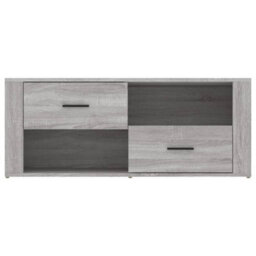 Berkfield Tv Cabinet Grey Sonoma 100X35X40 Cm Engineered Wood - thumbnail 6