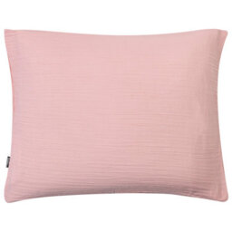 Beliani Duvet Cover Set Sumner 220 X 240 Cm Cotton Muslin Pastel Pink - thumbnail 5