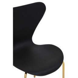 Orsina Versatile Dining Chair With Black Seat, Comfortable Breakfast Room Chair, Elegant Design Outdoor Chair - thumbnail 8