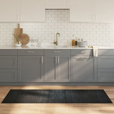 Berkfield Rug Rectangular Grey 70X200 Cm Bamboo - image 1