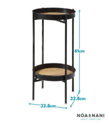 Nöa & Nani Noa & Nani Small Side Table In Black Solna - thumbnail 6