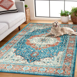 Ameha Non Slip Cashmere Rugs Living Room Kitchen Area Carpet Hallway Lobby Carpet(200X290 Cm, Regal) - thumbnail 5