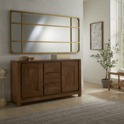 The Online Mirror Shop Wall Mirror Jersey Industrial Rectangular Shape With Full Length Gold Frame- H 160Cm X W 80Cm For Hanging In Entryway - thumbnail 2
