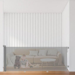 Start and Drive S&d Retractable Baby Gate, Extra Wide Up To 250Cm, Foldable Stair Safety Barrier For Babies, Pets & Dogs, Extendable Gate ( Grey) - thumbnail 2