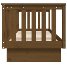 Berkfield Day Bed Honey Brown 75X190 Cm Solid Wood Pine - thumbnail 9