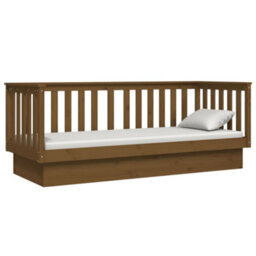 Berkfield Day Bed Honey Brown 75X190 Cm Solid Wood Pine - thumbnail 6