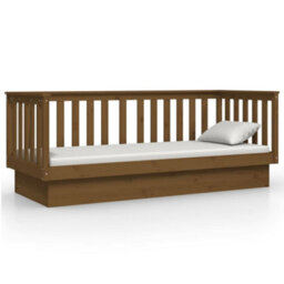 Berkfield Day Bed Honey Brown 75X190 Cm Solid Wood Pine - thumbnail 5