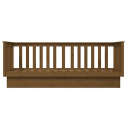 Berkfield Day Bed Honey Brown 75X190 Cm Solid Wood Pine - thumbnail 8