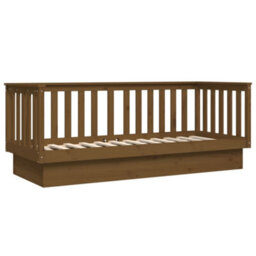 Berkfield Day Bed Honey Brown 75X190 Cm Solid Wood Pine - thumbnail 7