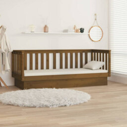 Berkfield Day Bed Honey Brown 75X190 Cm Solid Wood Pine - thumbnail 4