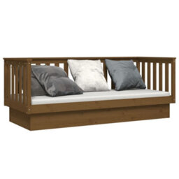 Berkfield Day Bed Honey Brown 75X190 Cm Solid Wood Pine - thumbnail 3
