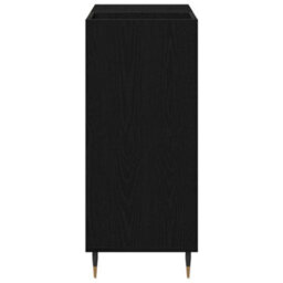 Walplus Record Cabinet Black Oak 85 X 38 X 89 Cm Engineered Wood - thumbnail 7