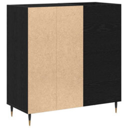 Walplus Record Cabinet Black Oak 85 X 38 X 89 Cm Engineered Wood - thumbnail 5