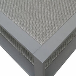 Foremost Milan 4 Piece Patio Furniture Set Aluminium Wicker Sunbrella Cushions Sofa Chairs Table Cover Outdoor Set - thumbnail 6