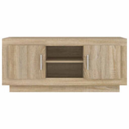 Berkfield Stylish Tv Cabinet Sonoma Oak 102X35X45 Cm Engineered Wood - thumbnail 5