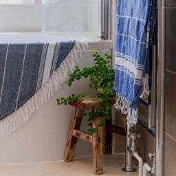 Nicola Spring Round Turkish Cotton Beach Towels - 190Cm - Navy - Pack Of 2 - thumbnail 4