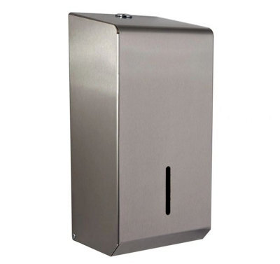 Holcombe Trading Multi Flat Toilet Tissue Holder. Rust Proof Stainless Steel. Lockable And Has A Viewing Window - image 1