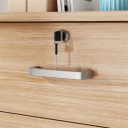 Under Desk Filing Cabinet W/ Drawers & Wheels Office Filing Storage Cabinet - thumbnail 6
