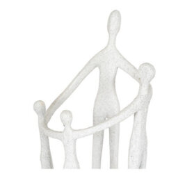 Hill Interiors Kin Ceramic Family Ornament White (20Cm X 12Cm X 12Cm) - thumbnail 4