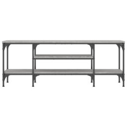 Walplus Tv Cabinet Grey Sonoma 121X35X45 Cm Engineered Wood&iron - thumbnail 4