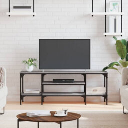 Walplus Tv Cabinet Grey Sonoma 121X35X45 Cm Engineered Wood&iron - thumbnail 1