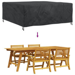 Walplus Outdoor Furniture Cover Black 200 X 200 X 90 Cm 420D - thumbnail 9