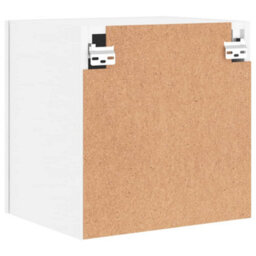 Berkfield Tv Wall Cabinet White 40.5X30X40 Cm Engineered Wood - thumbnail 9