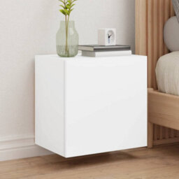 Berkfield Tv Wall Cabinet White 40.5X30X40 Cm Engineered Wood - thumbnail 1