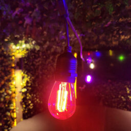 Lighting Legends 30M Multi Colour Heavy Duty Elite Festoon Plug-In Waterproof Outdoor String Lights - thumbnail 5