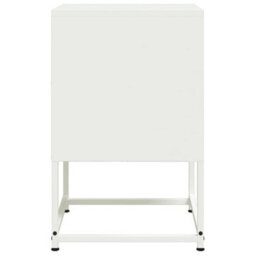 Berkfield Bedside Cabinets 2 Pcs White 36X39X60.5 Cm Steel - thumbnail 7
