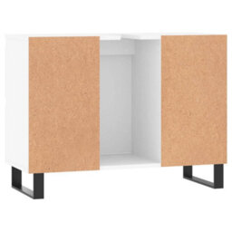 Berkfield Bathroom Cabinet White 80X33X60 Cm Engineered Wood - thumbnail 7