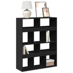 Berkfield Classic Bookcase Black 100X33X125.5 Cm Engineered Wood - thumbnail 2