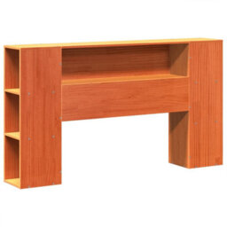 Berkfield Bed Frame Without Mattress Wax Brown 140X190 Cm Solid Wood Pine - thumbnail 6