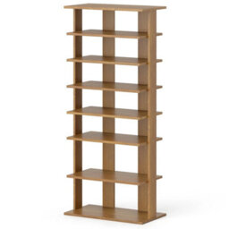 Shoe Rack Organizer 7 Tier Double Row Shoe Tower Display Unit - thumbnail 1