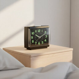 Large Glow-In-The-Dark Alarm Clock,easy Read, Silent Quartz Movement - thumbnail 5