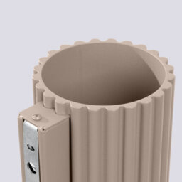 Luminosa Lighting Luminosa Aura Up & Down Wall Lamp Taupe 1X G9 - thumbnail 6