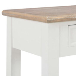 Berkfield Console Table White 110X35X80 Cm Wood - thumbnail 6