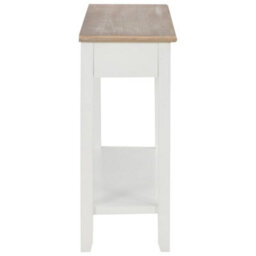 Berkfield Console Table White 110X35X80 Cm Wood - thumbnail 5
