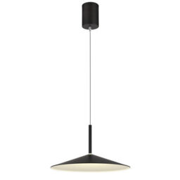 Luminosa Lighting Luminosa Lampone Dome Pendant Ceiling Light Matt Black Led 4000K