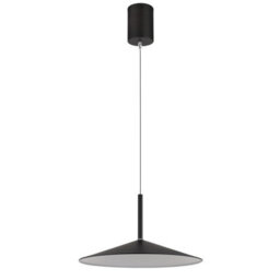 Luminosa Lighting Luminosa Lampone Dome Pendant Ceiling Light Matt Black Led 4000K - thumbnail 2