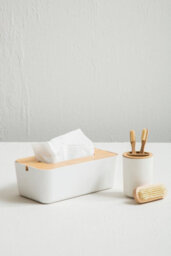 Orsina Canyon White Toothbrush Holder - thumbnail 4