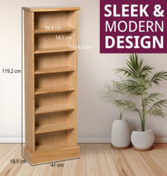 Hallowood Furniture Waverly Oak Cd Rack - thumbnail 3