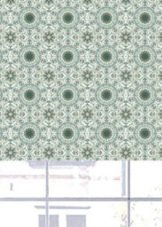 Lister Cartwright Olivia Bard Jaipur Indian  Blackout Roller Blinds Child Safety Included  (Green, 60 Cm Width X 140 Cm Drop) - thumbnail 2