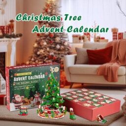 CLEFFNS Advent Calendar 2026 Adult Christmas Tree Building Blocks Holiday 24 Days Christmas Countdown Calendars Blocks Gift With Led Light - thumbnail 8